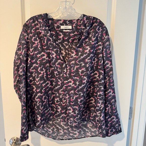 isabel marant etoile maria top faded black, purple, pink | L - Picture 3 of 7